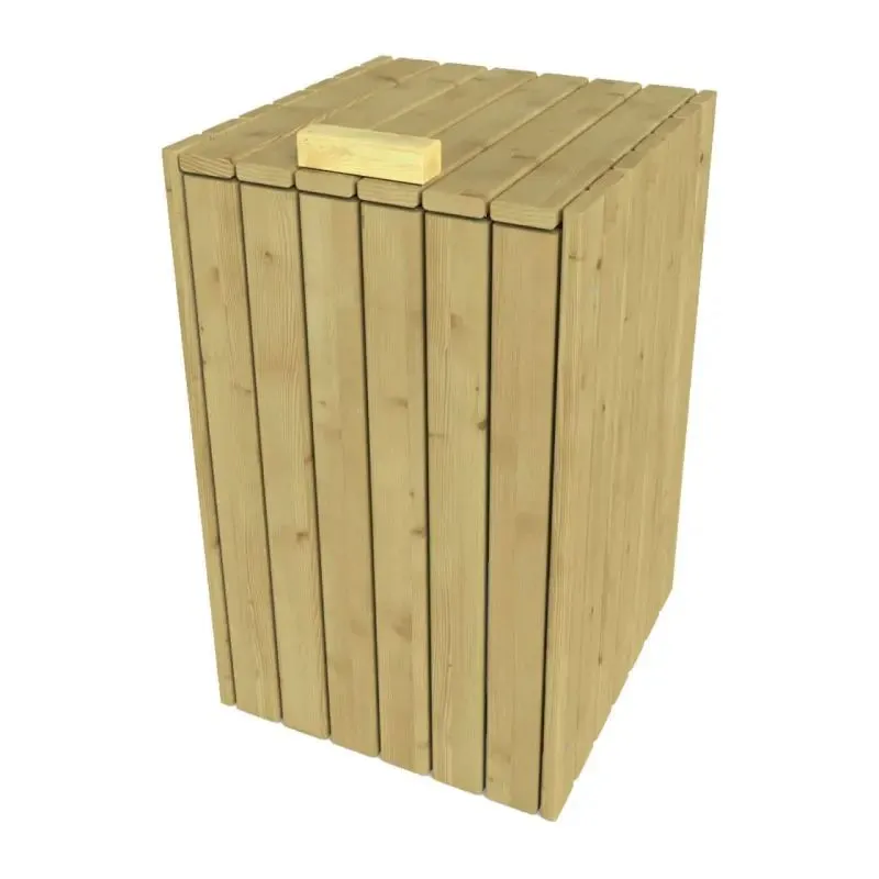 Corbeille de ville en bois traite autoclave classe 4 Corbeille de ville en bois traite autoclave classe 4