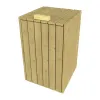 Corbeille de ville en bois traite autoclave classe 4 Corbeille de ville en bois traite autoclave classe 4