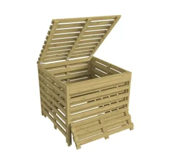 Bac à compost en bois