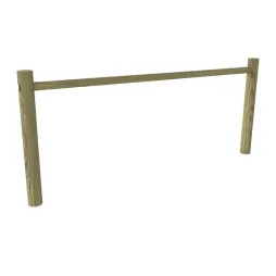 Barrière en bois petite modèle avec 1 lisse Barrière en bois petite modèle avec 1 lisse