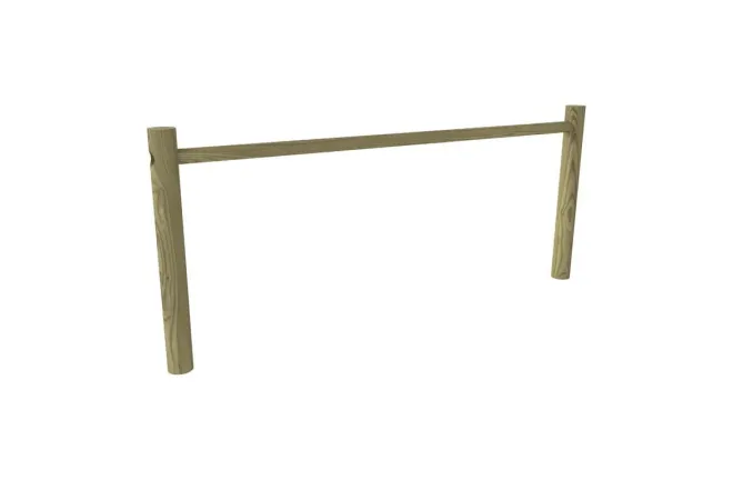 Barrière en bois petite modèle avec 1 lisse Barrière en bois petite modèle avec 1 lisse