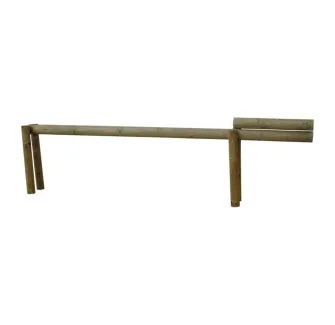 Barrière levante en bois pour collectivités