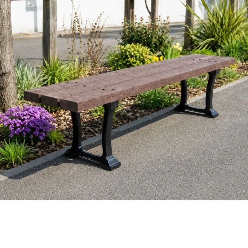 Banquette de ville en recyclé
