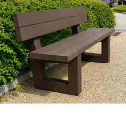 Banc de ville en plastique recyclé Banc de ville en plastique recyclé