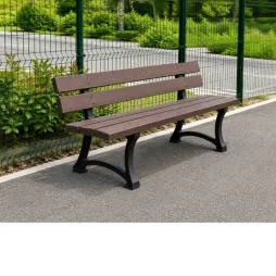 Banc public en plastique recyclé Banc public en plastique recyclé
