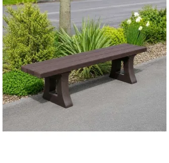 Banquette de ville en plastique extérieure
