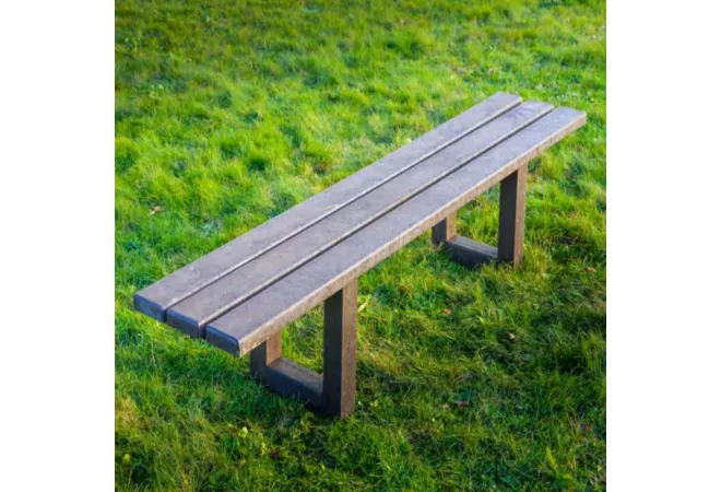 Banquette en plastique recyclé
