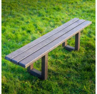 Banquette en plastique recyclé