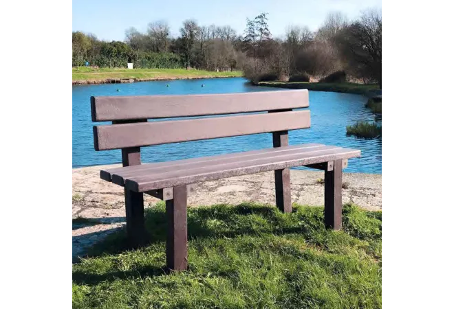Banc de ville en plastique recyclé Banc de ville en plastique recyclé