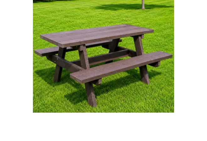 table pic nic en plastique recyclé