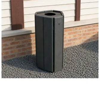 Poubelle en plastique recyclé