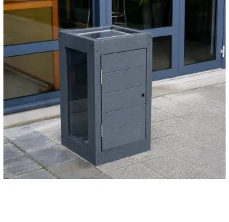 Corbeille Vigipirate en plastique recyclé