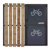 Porte sécurisée par digicode de l'abru cycles Porte sécurisée par digicode de l'abru cycles
