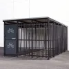 Abri deux-roues sécurisé en acier et bardage Bambou Abri deux-roues sécurisé en acier et bardage Bambou