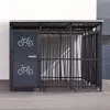 Abri 2 roues sécurisé de 3x5 m en acier Abri 2 roues sécurisé de 3x5 m en acier