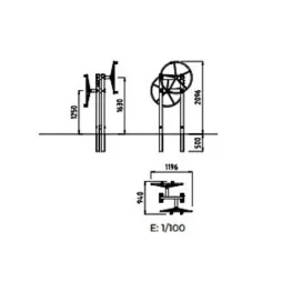 Dimensions du module pour parcours sportif Dimensions du module pour parcours sportif