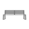 Banc urbain métal ajoueé Banc urbain métal ajoueé