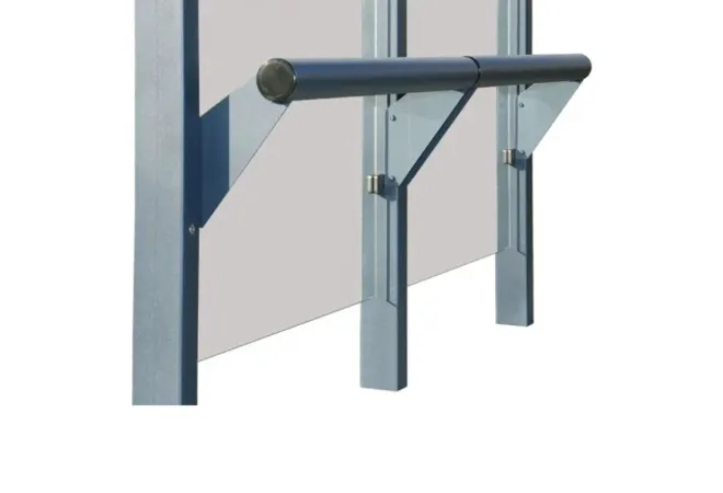 Assis-debout pour station de bus Conviviale® de Procity Assis-debout pour station de bus Conviviale® de Procity