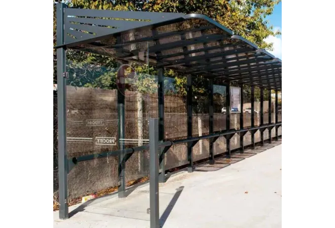 Arrêt urbain Conviviale® équipé de siège assis debout adaptés Arrêt urbain Conviviale® équipé de siège assis debout adaptés