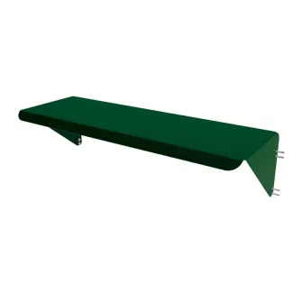 Banc d'attente d'rrêt de bus vert