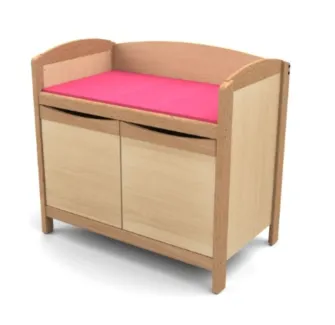 Meuble pour change avec portes