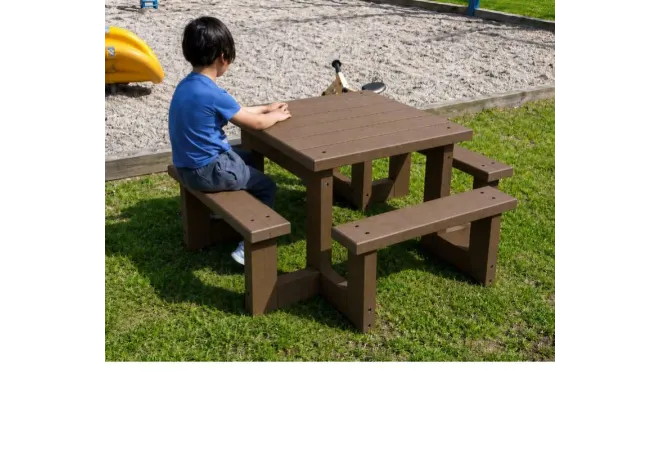 Table picnic enfant en plastique recyclé Table picnic enfant en plastique recyclé