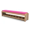Banc vestiaire pour crèche avec casiers de rangement Banc vestiaire pour crèche avec casiers de rangement