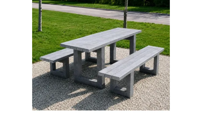 Table de picnic en plastique recyclé pour collectivités Table de picnic en plastique recyclé pour collectivités