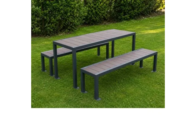 Table de picnic en plastique recyclé Table de picnic en plastique recyclé