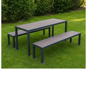 Table de picnic en plastique recyclé