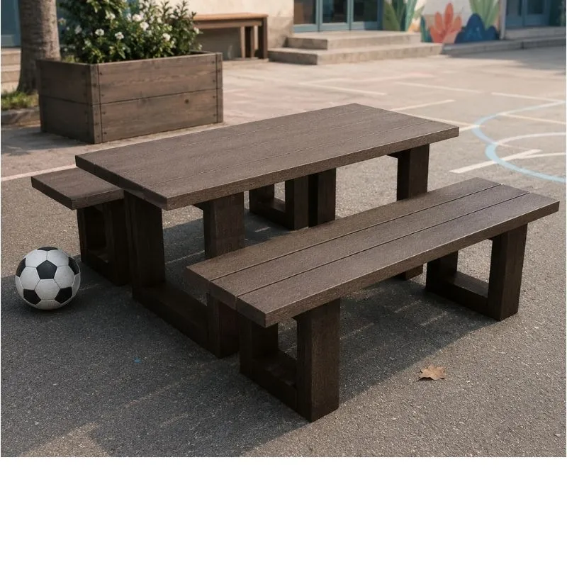 Table picnic en plastique recyclé pour enfants Table picnic en plastique recyclé pour enfants