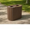 Poubelle de tri sélectif en plastique recyclé