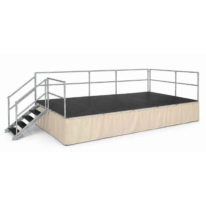 Habillage en PVC pour podium démontable Habillage en PVC pour podium démontable