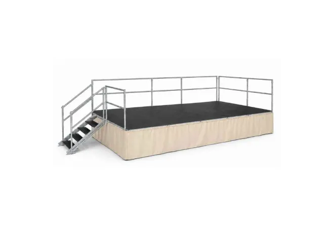 Habillage en PVC pour podium démontable Habillage en PVC pour podium démontable