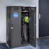Casier vestiaure pour 2 trottinetttes électriques, casques et effets personnels