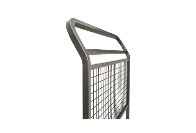 Barrière de ville gris Procity en tube d'acier Barrière de ville gris Procity en tube d'acier