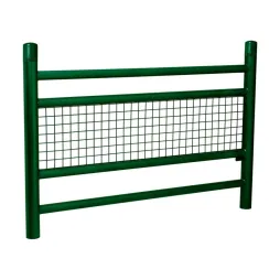 Barrière de sécurité grillagée verte Barrière de sécurité grillagée verte