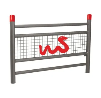 Barrière de ville pour école gris Procity avec animation serpent