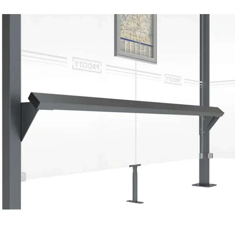 Banc assis debout pour abris urbain Banc assis debout pour abris urbain