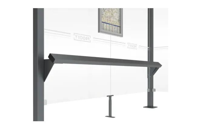 Banc assis debout pour abris urbain Banc assis debout pour abris urbain