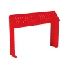 Banquette métallique assis debout rouge Banquette métallique assis debout rouge