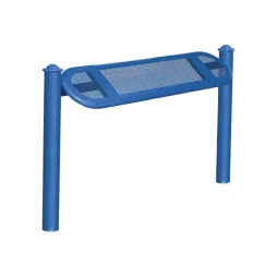 Banquette assis-debout pommeaux Agora coloris bleu