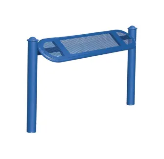 Banquette assis-debout pommeaux Agora coloris bleu