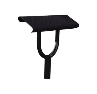 Banc assis debout en métal noir Procity