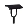 Banc assis debout en métal noir Procity