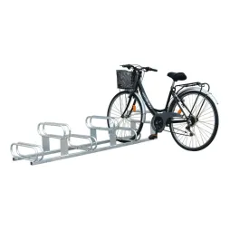 Arceaux à vélo 6 places décalées finition galva Arceaux à vélo 6 places décalées finition galva