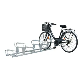 Arceaux à vélo 6 places décalées finition galva