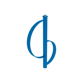 Arceau à vélo acier bleu, pommeau Agora