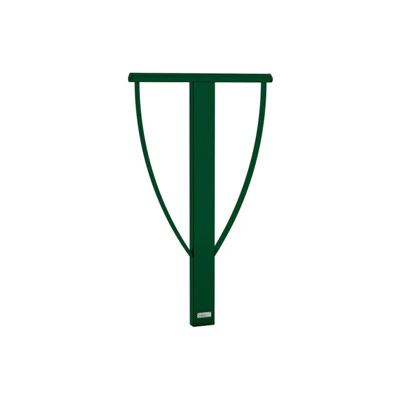 Appui pour vélo finition vert Appui pour vélo finition vert