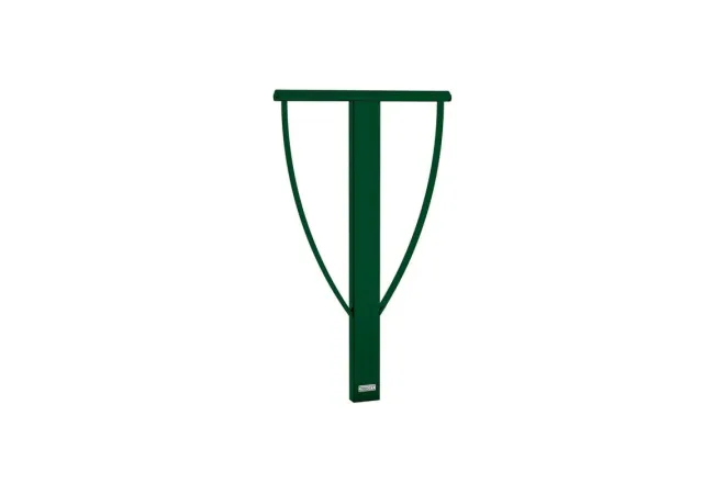 Appui pour vélo finition vert Appui pour vélo finition vert